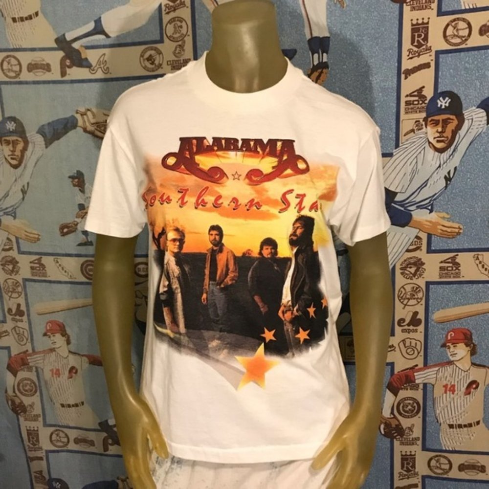 True Vintage Alabama Band Shirt Tee Jays Hef-t Jumbo Single Stitch Size XL​